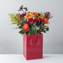 Autumn Gift Bag Arrangement flowers