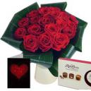Love 20 Red Roses Gift Set
