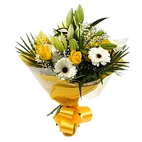 Lemon and White Bouquet